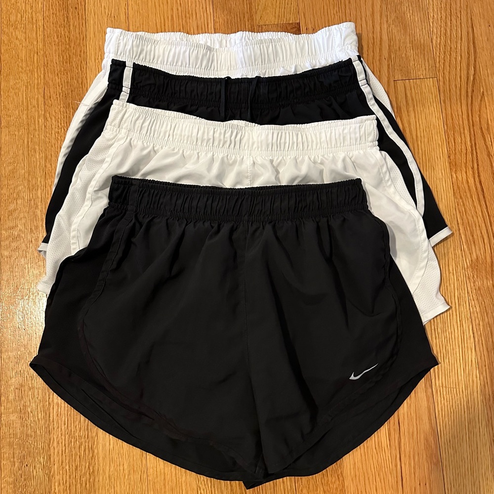 4 Pair Nike Tempo Small Women’s Shorts